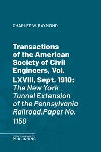 Transactions of the American Society of Civil Engineers, Vol. LXVIII, Sept. 1910_cover