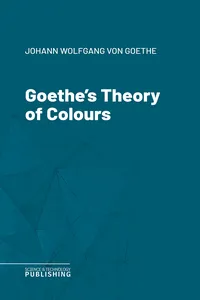 Goethe's Theory of Colours_cover