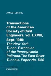 Transactions of the American Society of Civil Engineers, vol. LXVIII, Sept. 1910_cover