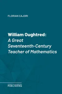 William Oughtred_cover