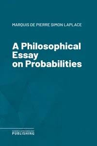 A Philosophical Essay on Probabilities_cover