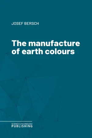 The manufacture of earth colours