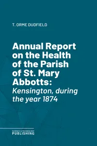 Annual Report on the Health of the Parish of St. Mary Abbotts_cover