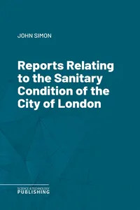 Reports Relating to the Sanitary Condition of the City of London_cover
