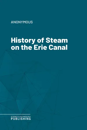 History of Steam on the Erie Canal