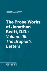 The Prose Works of Jonathan Swift, D.D._cover