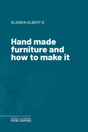 Hand made furniture and how to make it