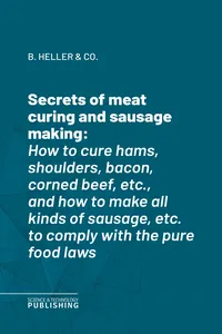 Secrets of meat curing and sausage making_cover