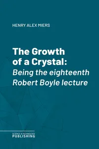 The Growth of a Crystal_cover