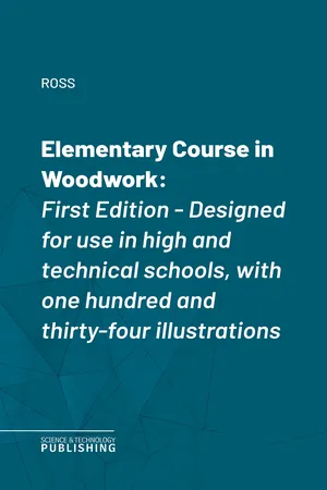 Elementary Course in Woodwork