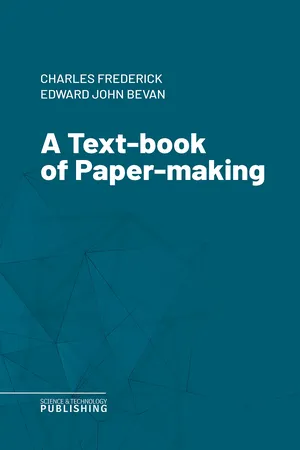 A Text-book of Paper-making