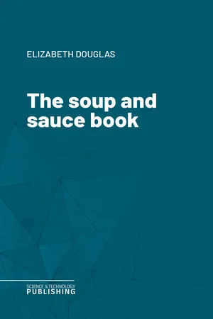 The soup and sauce book