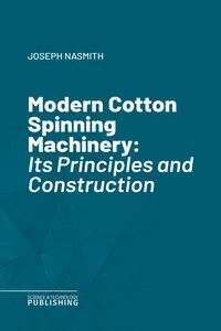Modern Cotton Spinning Machinery_cover