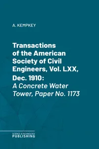 Transactions of the American Society of Civil Engineers, Vol. LXX, Dec. 1910_cover