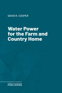 Water Power for the Farm and Country Home_cover