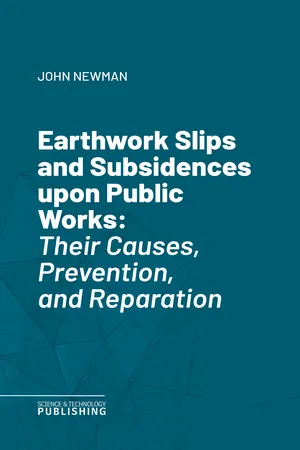 Earthwork Slips and Subsidences upon Public Works