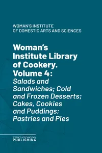 Woman's Institute Library of Cookery. Volume 4_cover