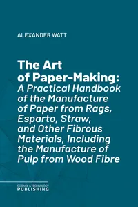 The Art of Paper-Making_cover