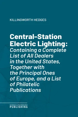 Central-Station Electric Lighting