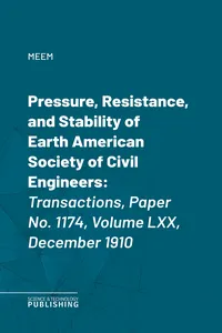 Pressure, Resistance, and Stability of EarthAmerican Society of Civil Engineers_cover