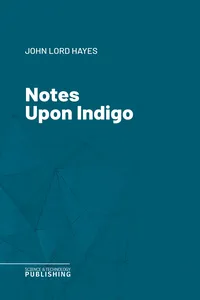 Notes Upon Indigo_cover