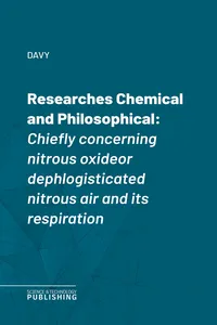 Researches Chemical and Philosophical_cover