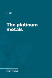 The platinum metals_cover