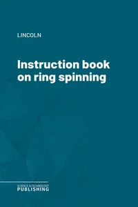 Instruction book on ring spinning_cover