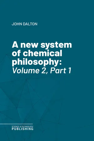 A new system of chemical philosophy