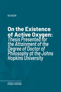 On the Existence of Active Oxygen_cover