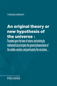 An original theory or new hypothesis of the universe_cover