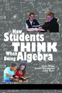 How Students Think When Doing Algebra_cover
