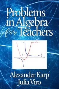 Problems in Algebra for Teachers_cover
