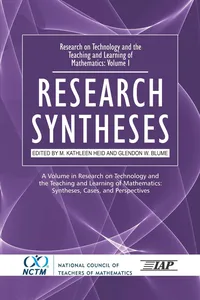 Research on Technology and the Teaching and Learning of Mathematics_cover
