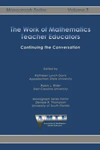 Work of Mathematics Teacher Educators_cover