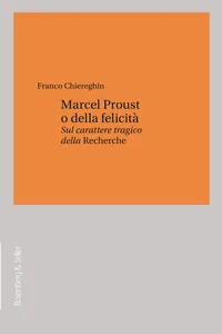 Marcel Proust o della felicità_cover