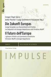 Die Zukunft Europas / Il futuro dell'Europa_cover