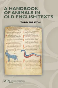 A Handbook of Animals in Old English Texts_cover