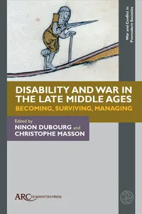 Disability and War in the Late Middle Ages_cover