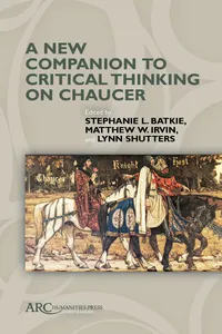 A New Companion to Critical Thinking on Chaucer_cover