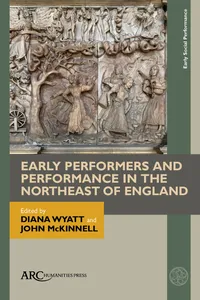 Early Performers and Performance in the Northeast of England_cover