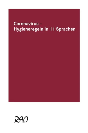 Coronavirus-Hygieneregeln