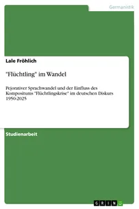"Flüchtling" im Wandel_cover