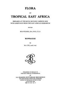 Flora of Tropical East Africa - Ruppiaceae_cover
