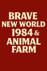 Brave New World, 1984 & Animal Farm_cover