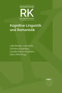 Kognitive Linguistik und Romanistik_cover
