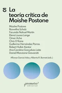 La teoría crítica de Moishe Postone_cover