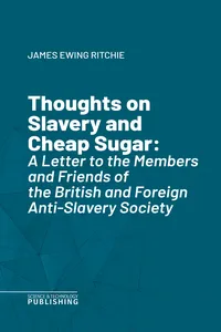 Thoughts on Slavery and Cheap Sugar_cover