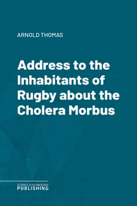 Address to the Inhabitants of Rugby about the Cholera Morbus_cover