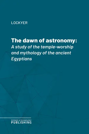 The dawn of astronomy
